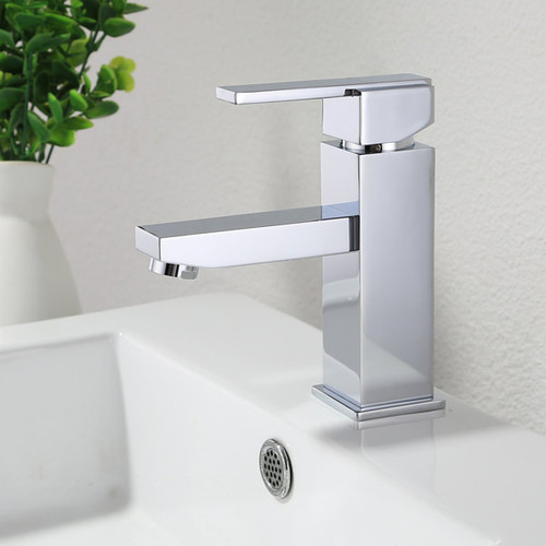 Single Handle Bathroom Vanity Faucet, 8001 015 01 - Chrome