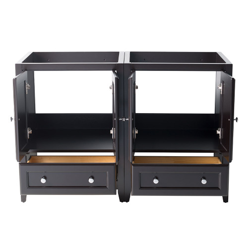 Oxford 48" Espresso Traditional Double Sink Bathroom Cabinets Oxford 48" Espresso Traditional Double Sink Bathroom Cabinets