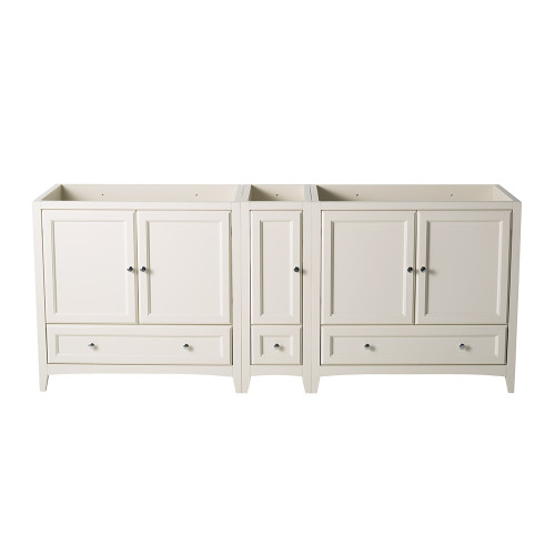 Oxford 83" Antique White Traditional Double Sink Bathroom Cabinets Oxford 83" Antique White Traditional Double Sink Bathroom Cabinets