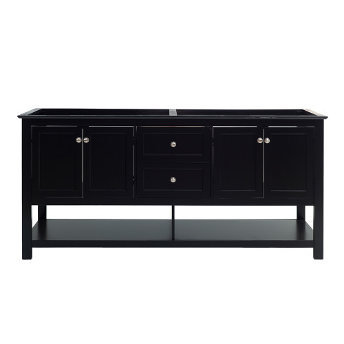 Manchester 72" Black Traditional Double Sink Bathroom Cabinet Manchester 72" Black Traditional Double Sink Bathroom Cabinet