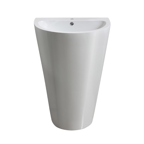 Parma 24" White Pedestal Sink, FCB5023WH