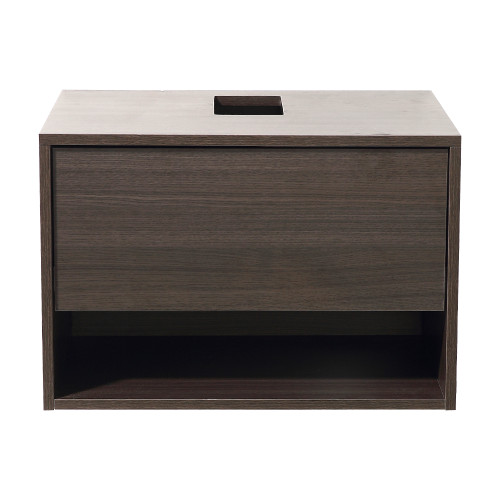Potenza 28" Gray Oak Modern Bathroom Cabinet, FCB8070GO Potenza 28" Gray Oak Modern Bathroom Cabinet, FCB8070GO