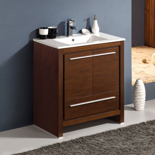 Allier 30" Modern Bathroom Cabinet w/ Sink, FCB8130-I Allier 30" Modern Bathroom Cabinet w/ Sink, FCB8130-I