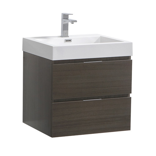 Valencia 24" Wall Hung Modern Bathroom Vanity, FCB8324-I