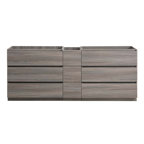 Lazzaro 84" Free Standing Double Sink Modern Bathroom Cabinet, FCB93-361236-D
