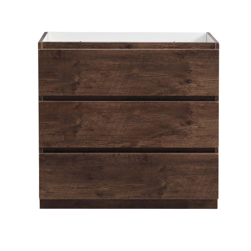 Lazzaro 36" Free Standing Modern Bathroom Cabinet, FCB9336