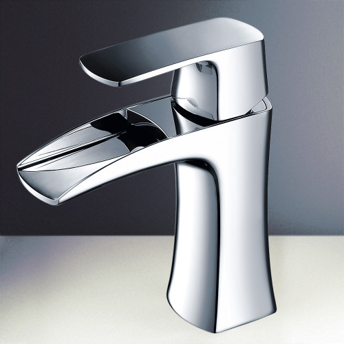 Fortore Single Hole Mount Bathroom Vanity Faucet, FFT3071CH - Chrome