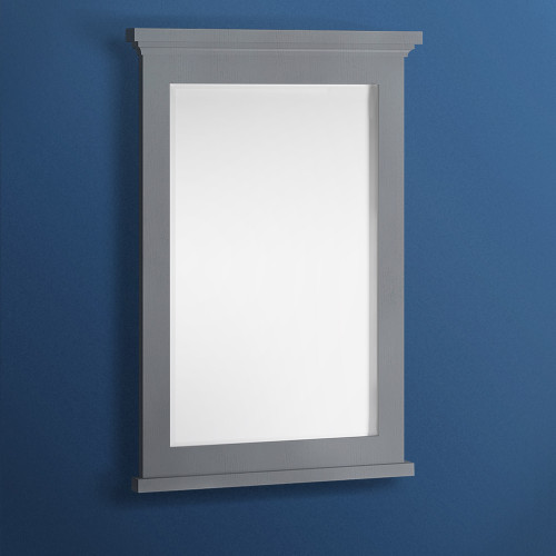 Windsor 24" Gray Textured Bathroom Mirror Windsor 24" Gray Textured Bathroom Mirror