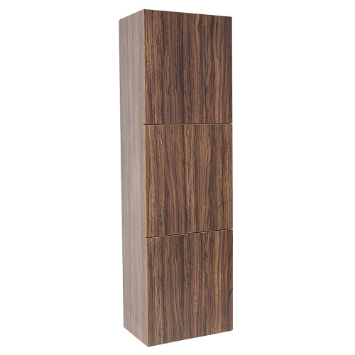 Fresca Torino Walnut Tall Bathroom Linen Side Cabinet