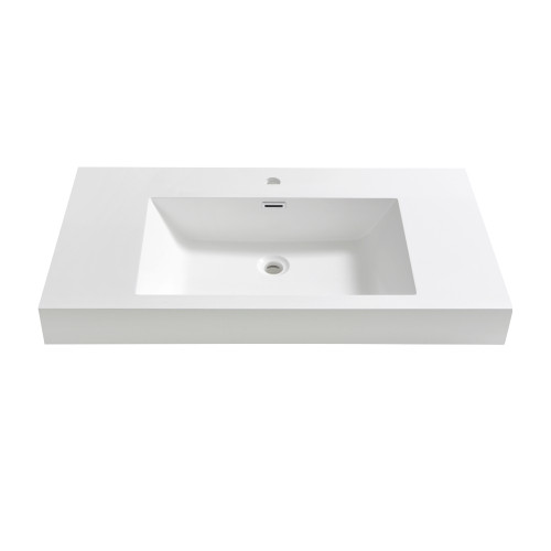 Valencia 42" White Integrated Sink / Countertop Valencia 42" White Integrated Sink / Countertop
