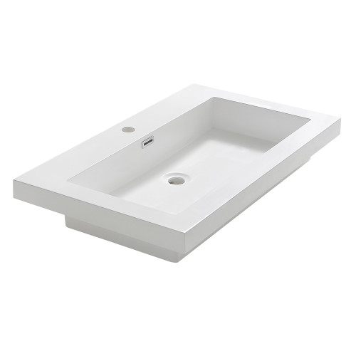 Medio 32" White Integrated Sink / Countertop Medio 32" White Integrated Sink / Countertop