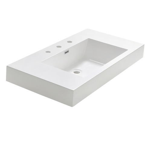 Vista 36" White Integrated Sink / Countertop Vista 36" White Integrated Sink / Countertop