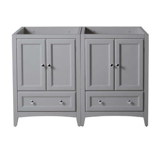 Oxford 48" Gray Traditional Double Sink Bathroom Cabinets Oxford 48" Gray Traditional Double Sink Bathroom Cabinets