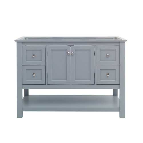 Manchester 48" Gray Traditional Bathroom Cabinet Manchester 48" Gray Traditional Bathroom Cabinet