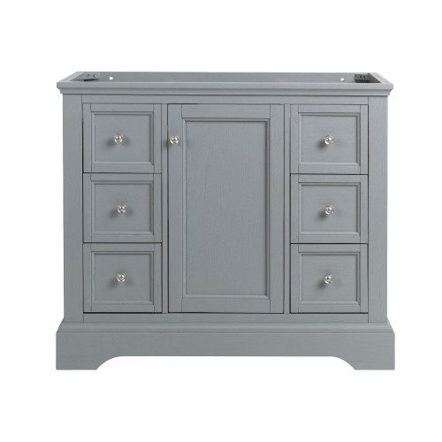 Windsor 40" Gray Textured Traditional Bathroom Cabinet Windsor 40" Gray Textured Traditional Bathroom Cabinet