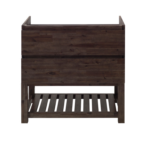 Formosa 35" Floor Standing Open Bottom Modern Bathroom Cabinet Formosa 35" Floor Standing Open Bottom Modern Bathroom Cabinet