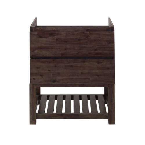 Formosa 29" Floor Standing Open Bottom Modern Bathroom Cabinet Formosa 29" Floor Standing Open Bottom Modern Bathroom Cabinet