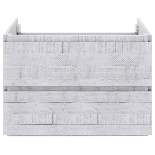 Formosa 29" Wall Hung Modern Bathroom Cabinet in Rustic White