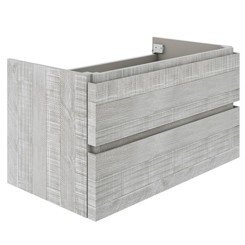 Formosa 59" Wall Hung Single Sink Modern Bathroom Cabinet in Ash