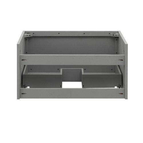 Lucera 30" Gray Wall Hung Undermount Sink Modern Bathroom Cabinet