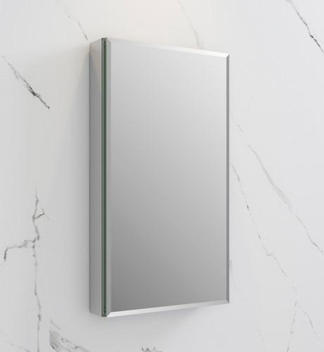 20" Wide x 36" Tall Bathroom Medicine Cabinet w/ Mirrors, Beveled Edge