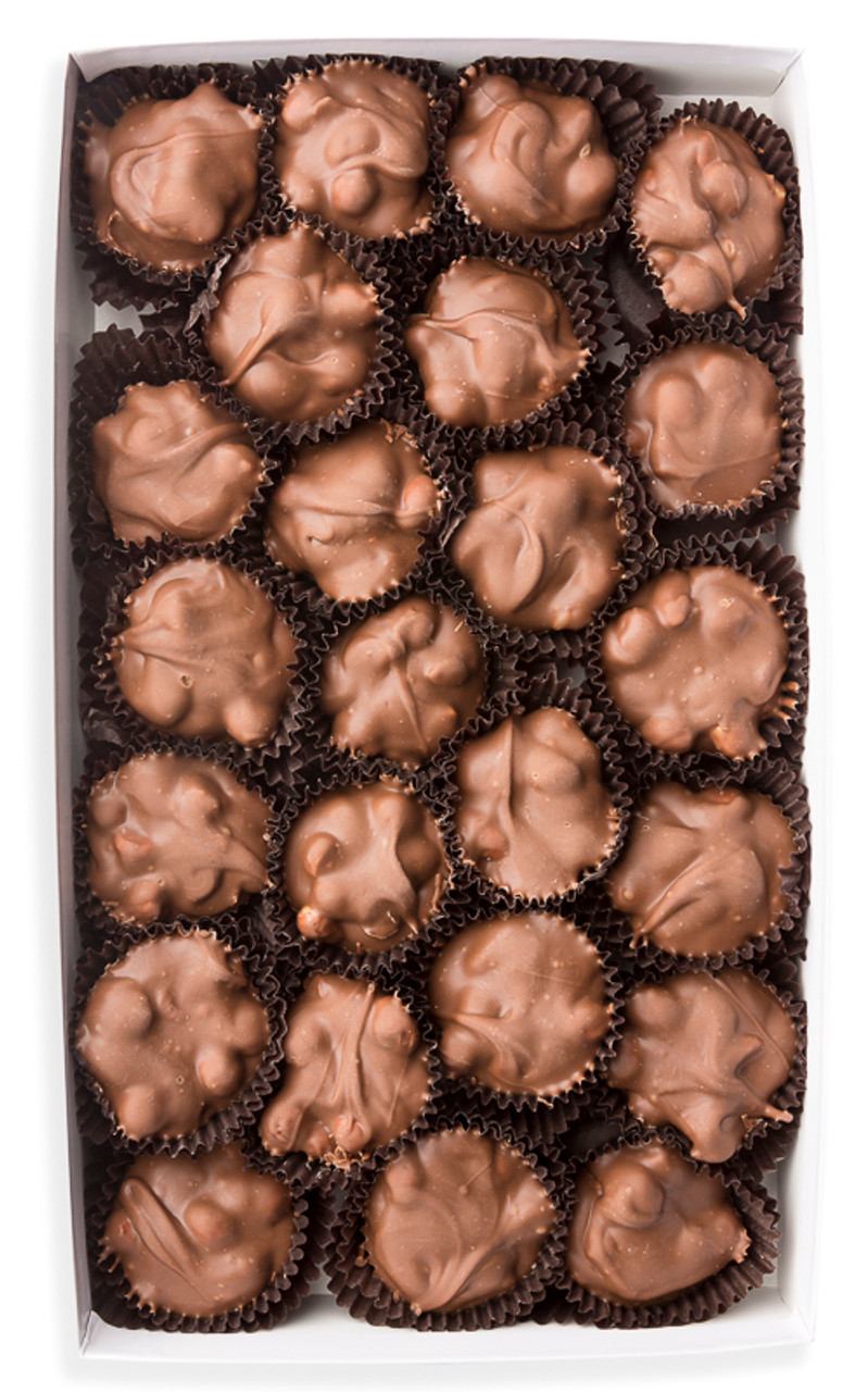 The Peanut Shop Dark Chocolate Covered Peanuts, 2 - 20 oz. Tins