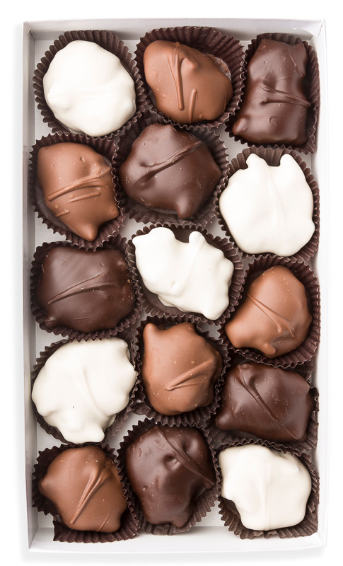 Cavaliers (Pecan Caramel Clusters) | Mrs. Cavanaugh's Chocolate