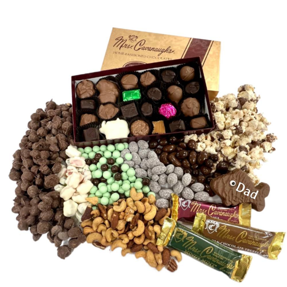 Dad's Trophy Gift Box - 12 pc - Mrs. Cavanaugh's Chocolates & Ice