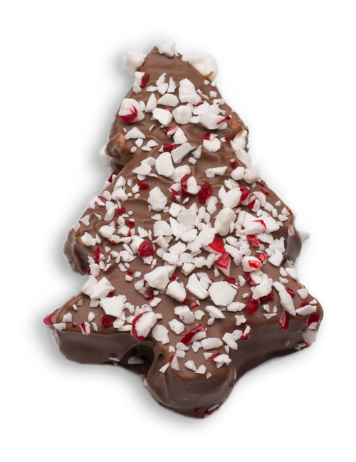 Mindy Mint Truffle Christmas Tree with peppermint pieces