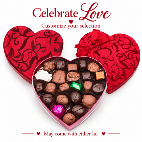 1 Lb Anniversary Heart Assortments