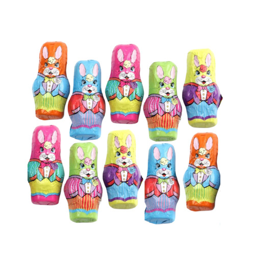 4 oz Chocolate Foil Easter Bunnies - Milk