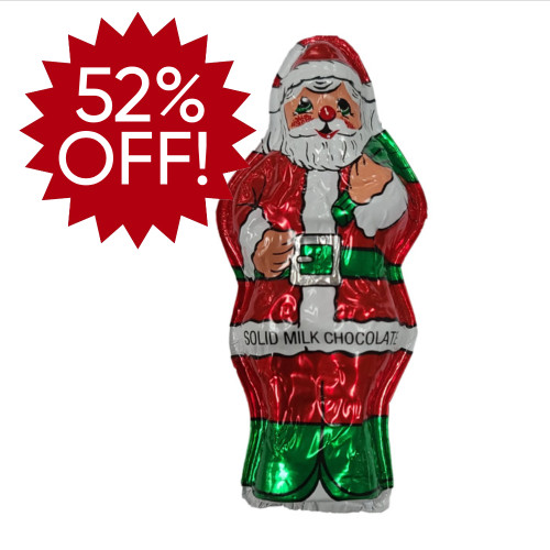 Milk Chocolate Solid Santa - 2 oz
