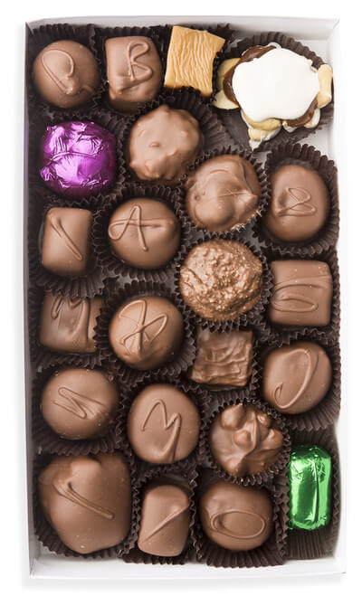 milk chocolate assortment box