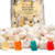 White chocolate covered gummi bears