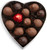 8 oz Cherry cordials in a heart shaped box 
