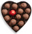 8 oz Cherry cordials in a heart shaped box 