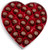 Sugar Free Cherry Cordials in a heart shaped box - 1 lb