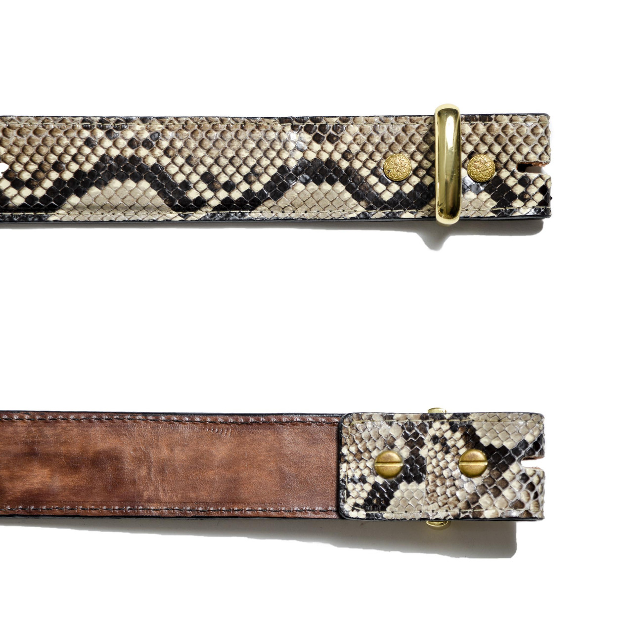 Python SKIN BELT - NATURAL - ONE PIECE