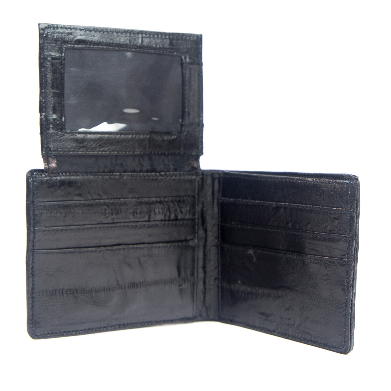 Handmade Black Alligator Wallet, Full Grain Alligator Leather Wallet WL170