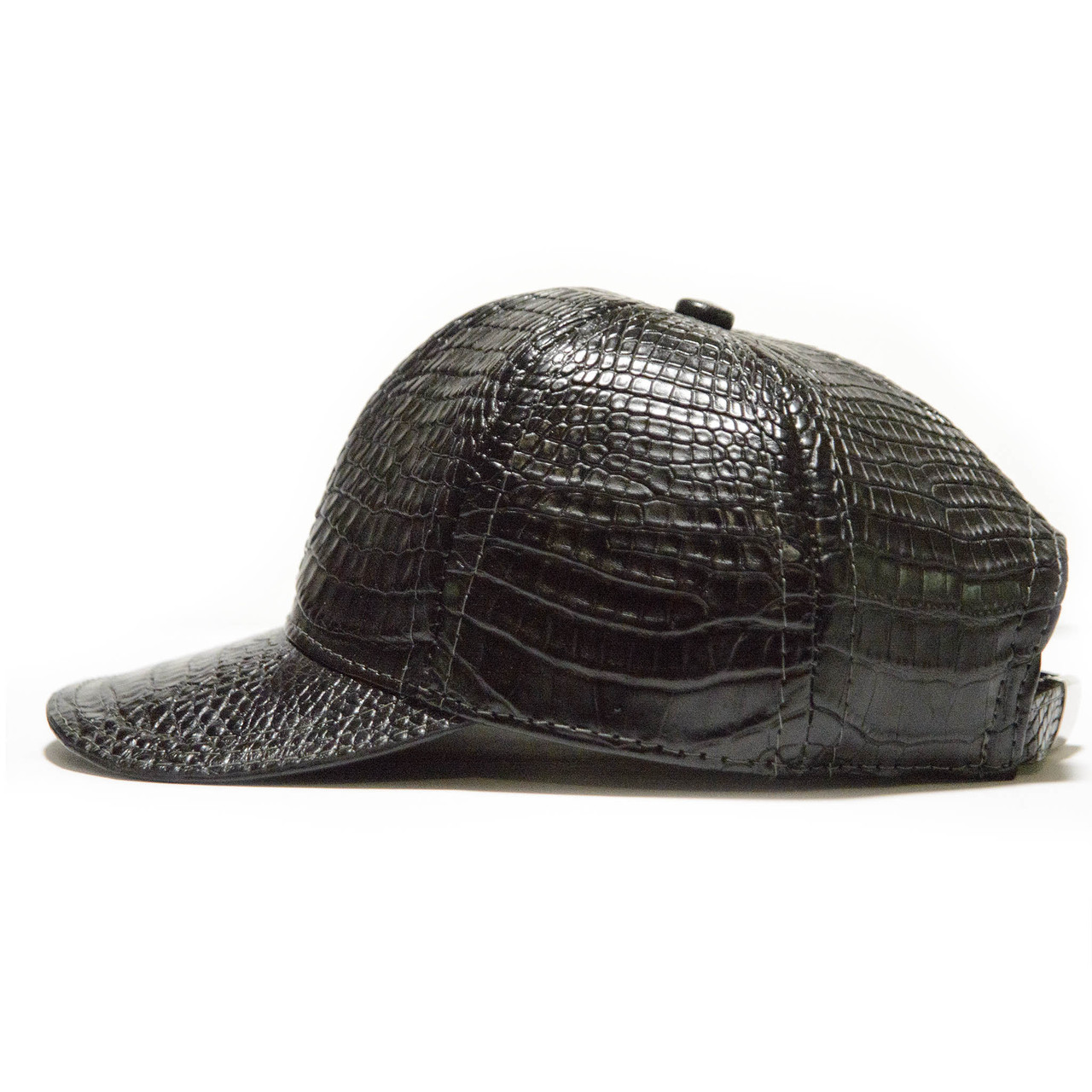 CUSTOMIZED AUDI CAP with genuine ALLIGATOR skin