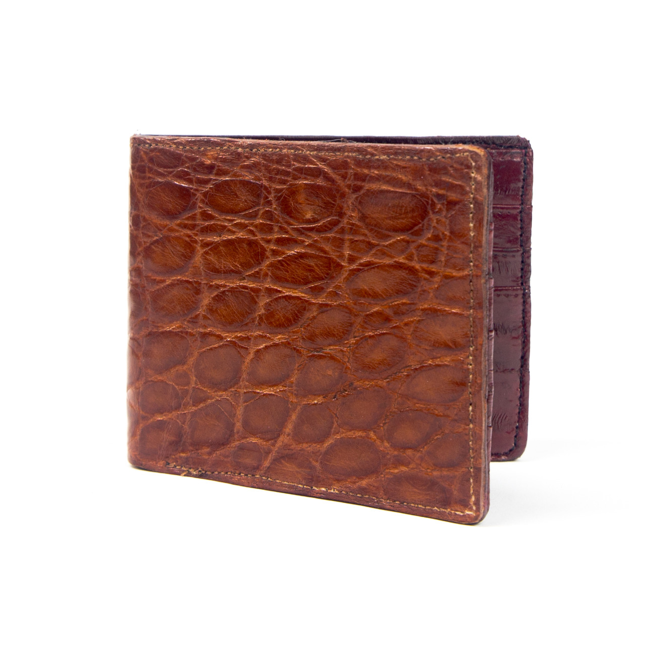 crocodile leather wallet