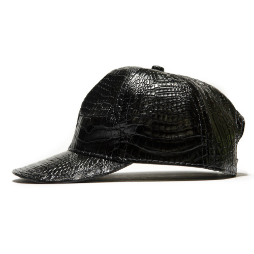 CUSTOMIZED AUDI CAP with genuine ALLIGATOR skin