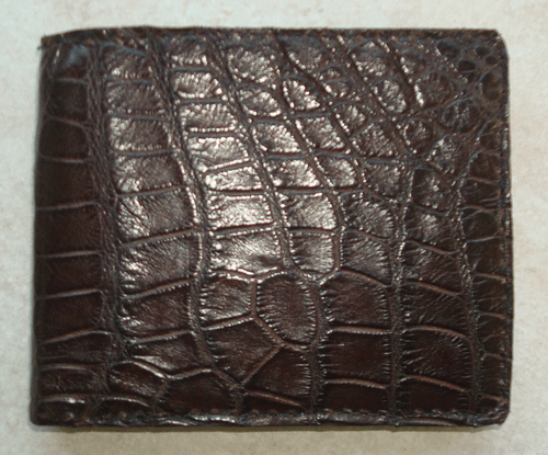 Custom Leather Wallets Croc Shark Series - Real Mens Wallets