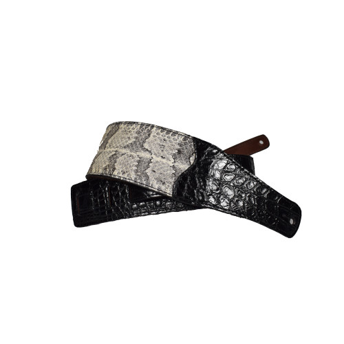 Rattle Snake Skin Guitar Strap