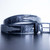 Gray Elephant & Black Alligator Cowboy Belt