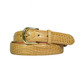 ALLIGATOR SKIN DRESS BELT - TAN - MATTE - 1 1/4 inch