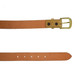 ALLIGATOR SKIN DRESS BELT - TAN - MATTE - 1 inch