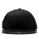 GENUINE ALLIGATOR SKIN BRIM / HAT - BLACK