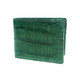 WALLET - ALLIGATOR SKIN - Hulk Green - BI-FOLD - Premium Quality