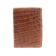 WALLET - ALLIGATOR SKIN - Cognac - TRIFOLD